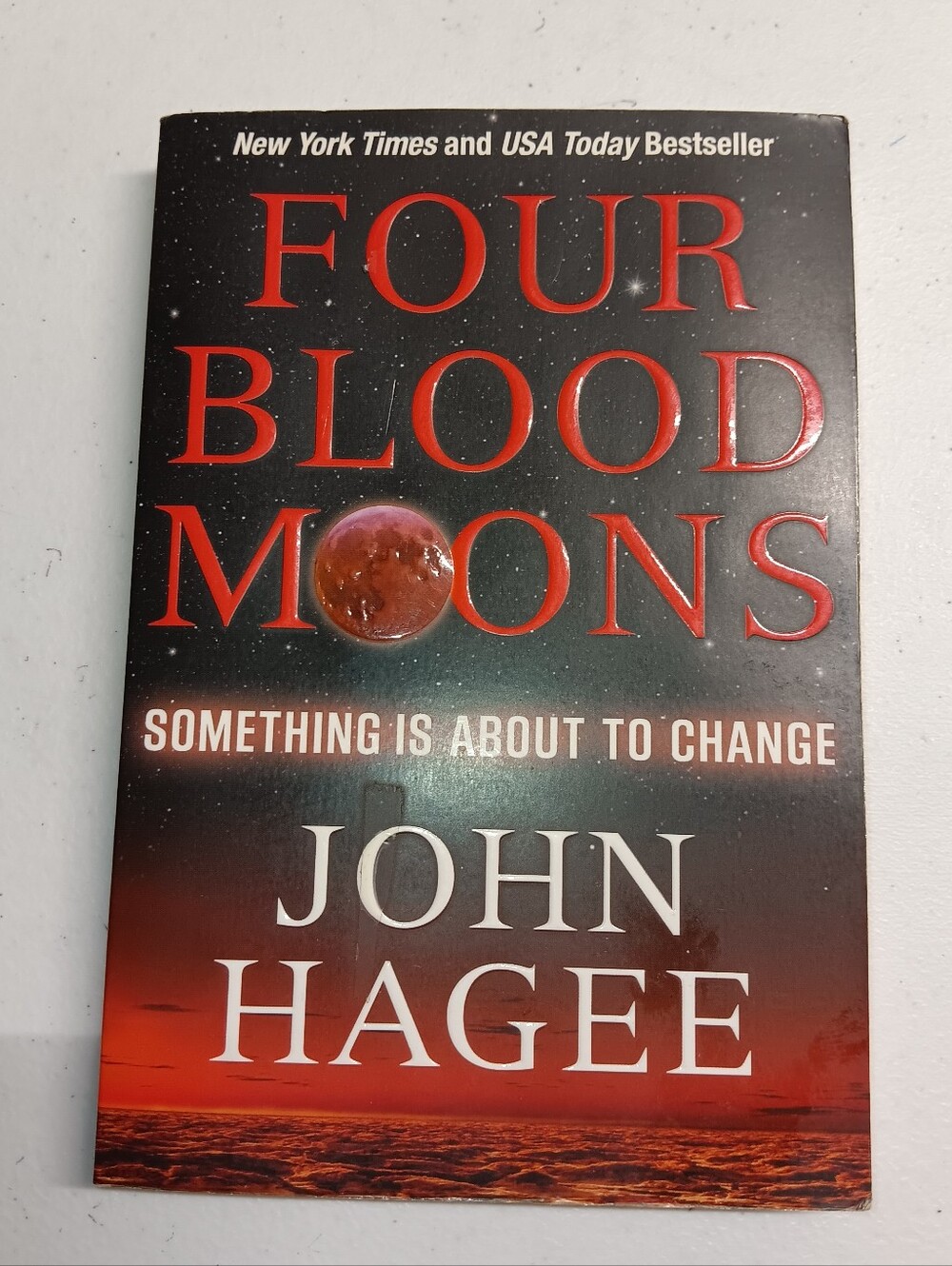 John Hagee "Four Blood Moons" Paperback Like New